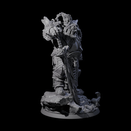 Grand Fire Giant Warlord Miniature for Dungeons and Dragons, Pathfinder or other TTRPGs