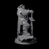 Grand Fire Giant Warlord Miniature for Dungeons and Dragons, Pathfinder or other TTRPGs
