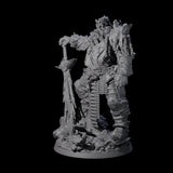 Grand Fire Giant Warlord Miniature for Dungeons and Dragons, Pathfinder or other TTRPGs