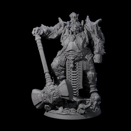 Grand Fire Giant Warlord Miniature for Dungeons and Dragons, Pathfinder or other TTRPGs