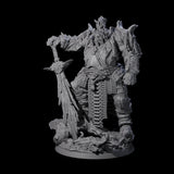 Grand Fire Giant Warlord Miniature for Dungeons and Dragons, Pathfinder or other TTRPGs