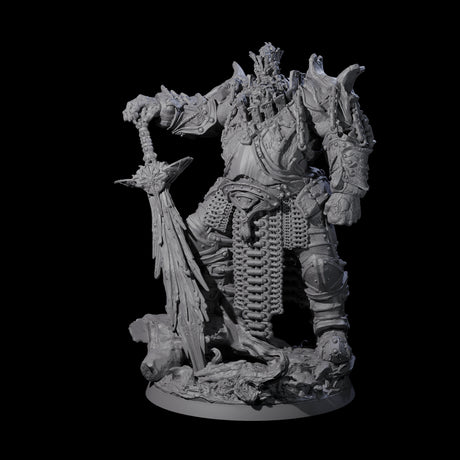 Grand Fire Giant Warlord Miniature for Dungeons and Dragons, Pathfinder or other TTRPGs