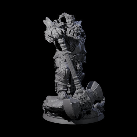 Grand Fire Giant Warlord Miniature for Dungeons and Dragons, Pathfinder or other TTRPGs