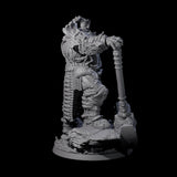 Grand Fire Giant Warlord Miniature for Dungeons and Dragons, Pathfinder or other TTRPGs