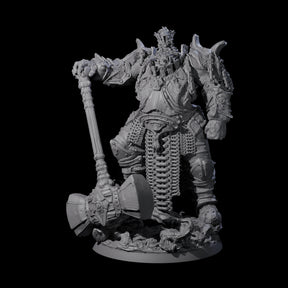 Grand Fire Giant Warlord Miniature for Dungeons and Dragons, Pathfinder or other TTRPGs