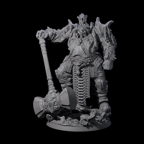 Grand Fire Giant Warlord Miniature for Dungeons and Dragons, Pathfinder or other TTRPGs