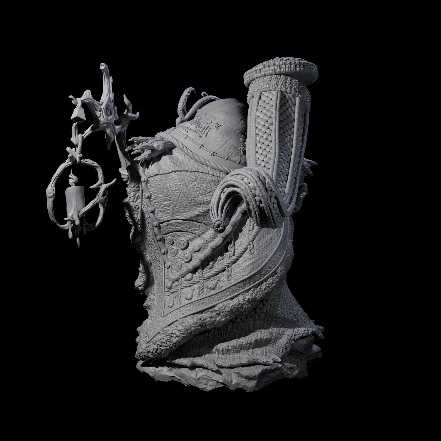 Grand Krampus Miniature for Dungeons and Dragons, Pathfinder or other TTRPGs