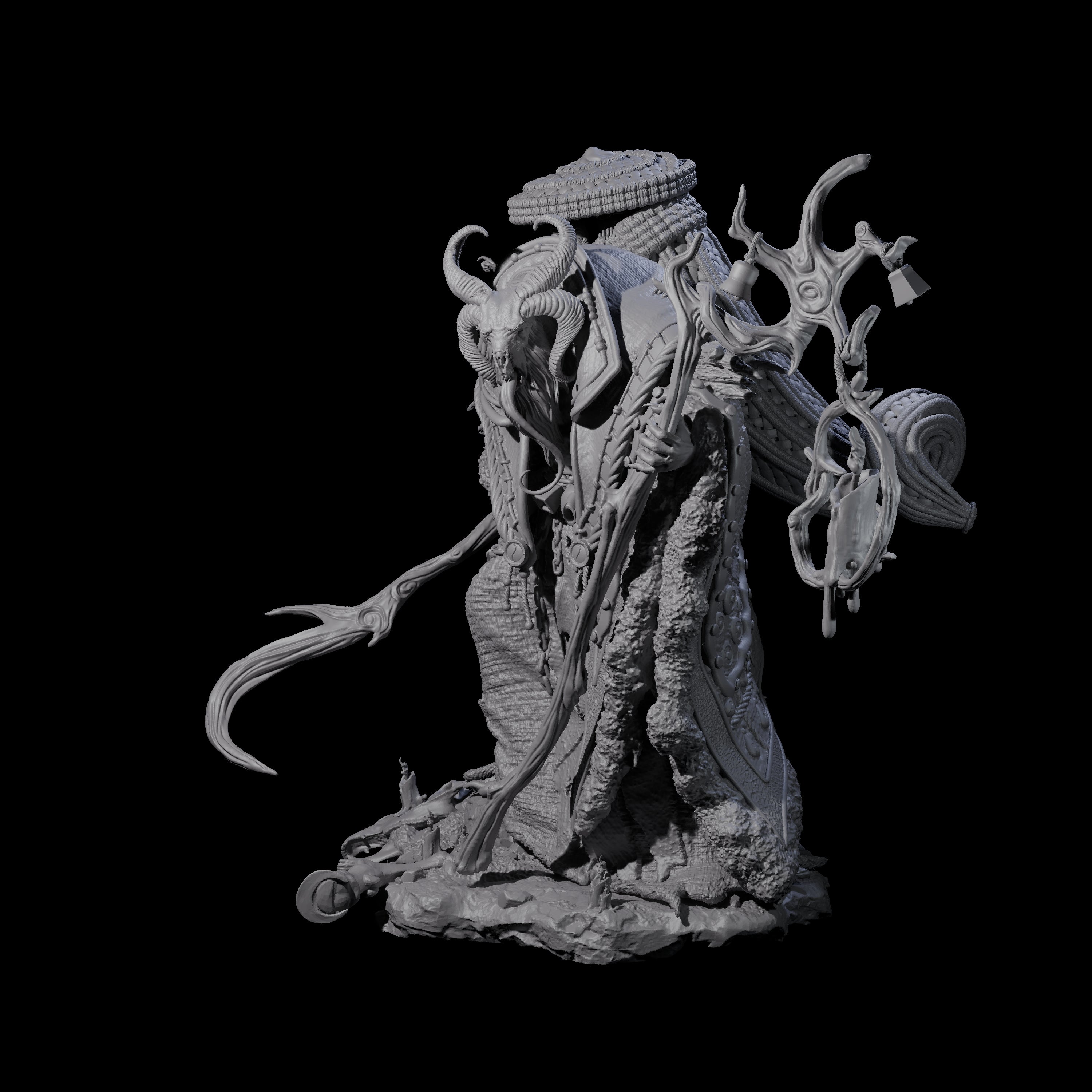 Grand Krampus Miniature for Dungeons and Dragons, Pathfinder or other TTRPGs