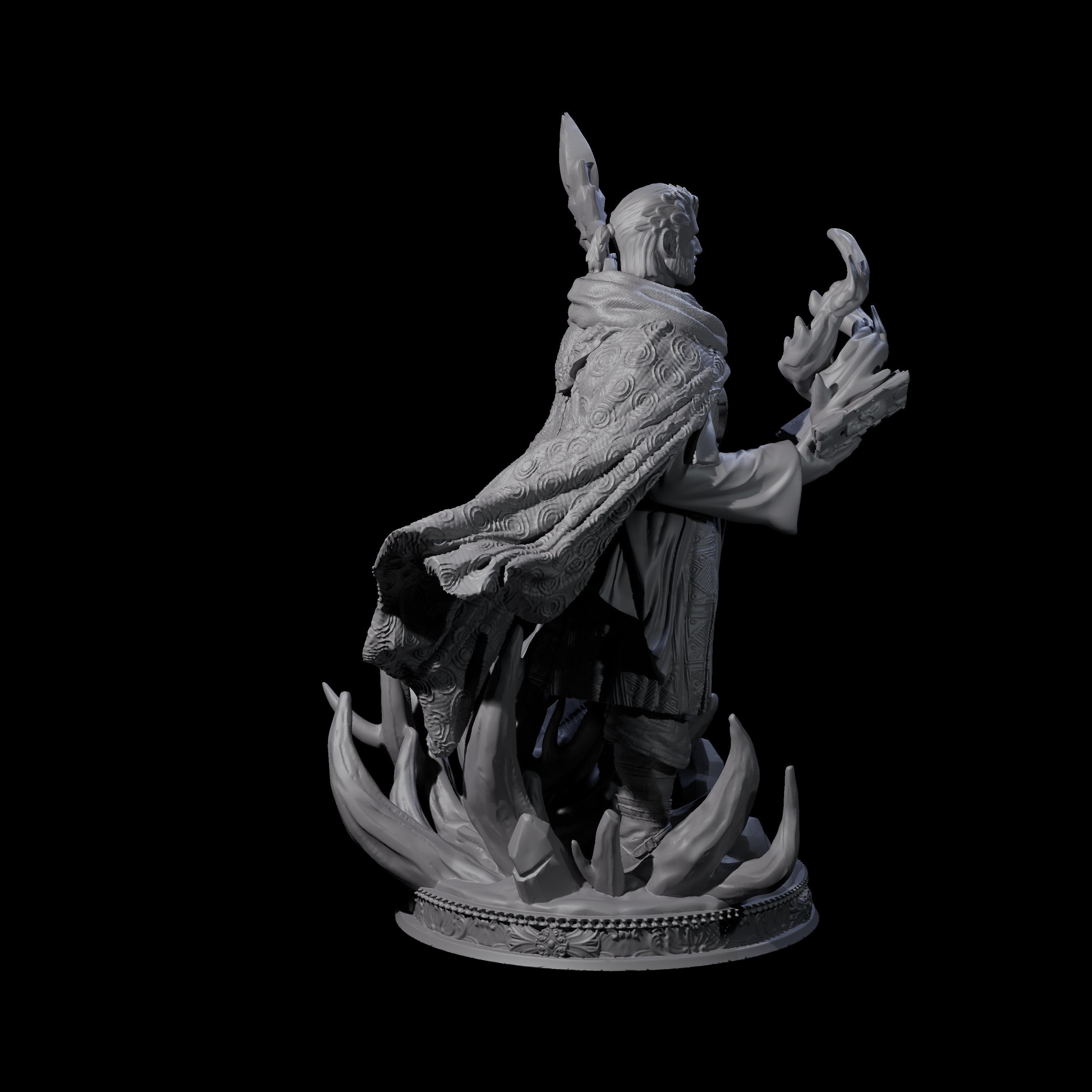 Grand Master Wizard Miniature for Dungeons and Dragons, Pathfinder or other TTRPGs