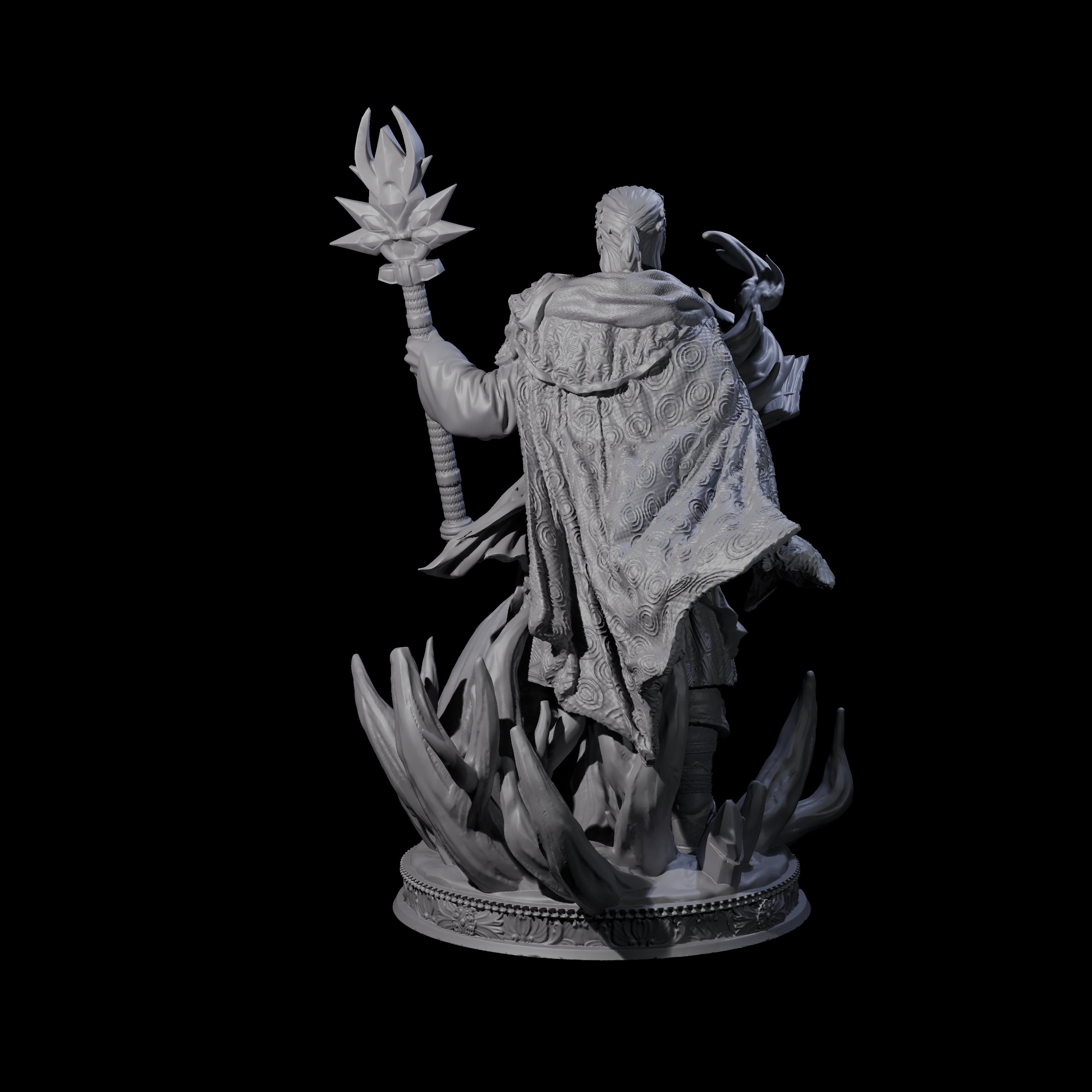 Grand Master Wizard Miniature for Dungeons and Dragons, Pathfinder or other TTRPGs