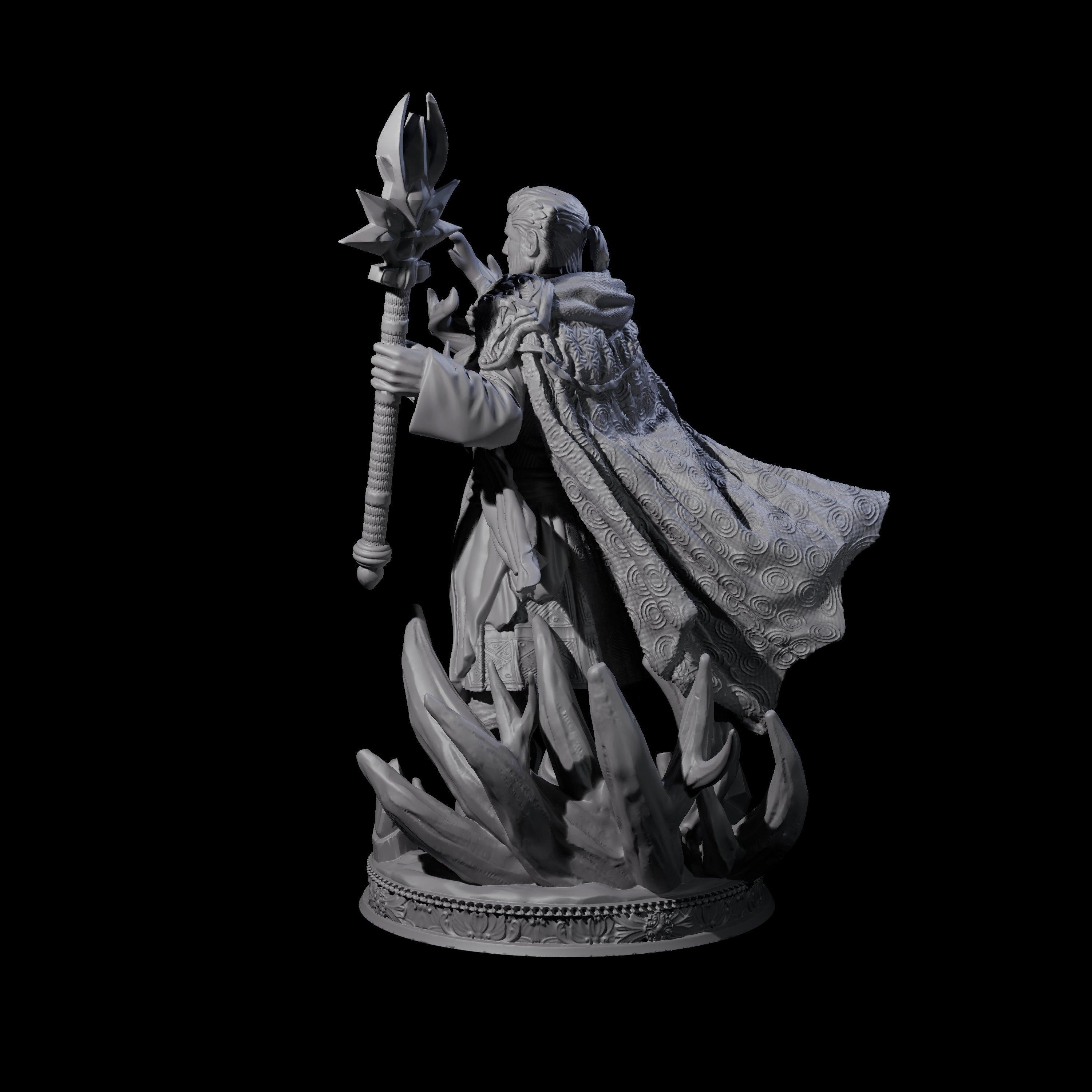 Grand Master Wizard Miniature for Dungeons and Dragons, Pathfinder or other TTRPGs