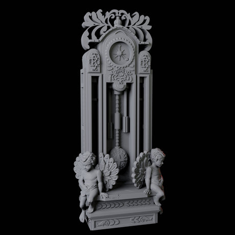Grandfather Clock Miniature for Dungeons and Dragons, Pathfinder or other TTRPGs