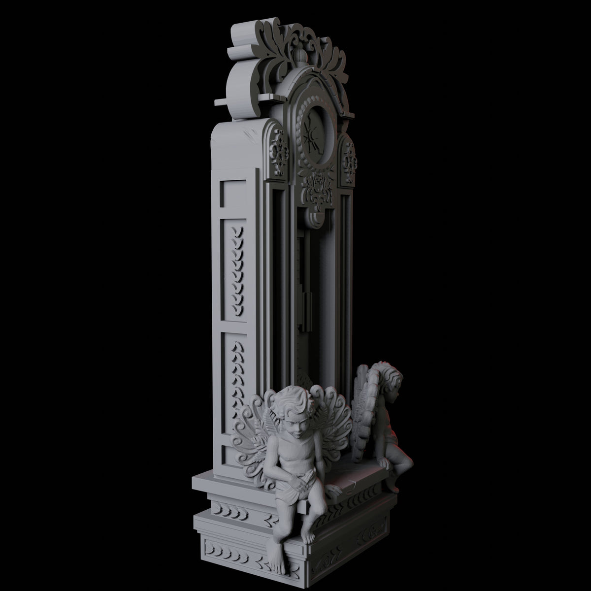 Grandfather Clock Miniature for Dungeons and Dragons, Pathfinder or other TTRPGs