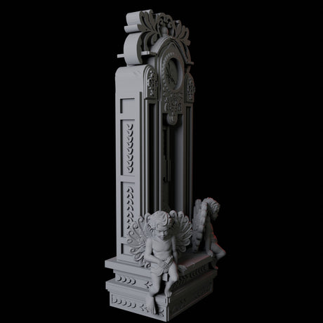 Grandfather Clock Miniature for Dungeons and Dragons, Pathfinder or other TTRPGs
