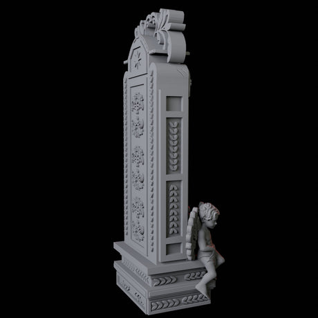 Grandfather Clock Miniature for Dungeons and Dragons, Pathfinder or other TTRPGs