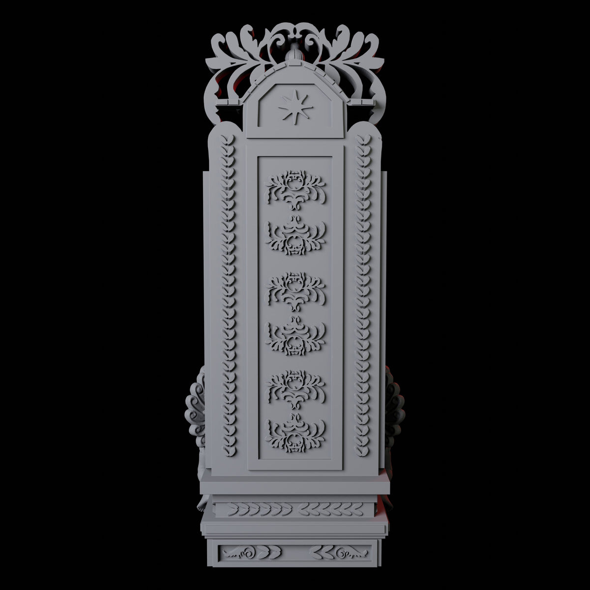 Grandfather Clock Miniature for Dungeons and Dragons, Pathfinder or other TTRPGs