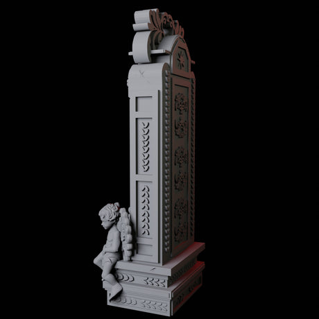 Grandfather Clock Miniature for Dungeons and Dragons, Pathfinder or other TTRPGs
