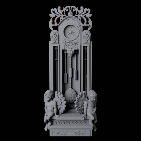 Grandfather Clock Miniature for Dungeons and Dragons, Pathfinder or other TTRPGs