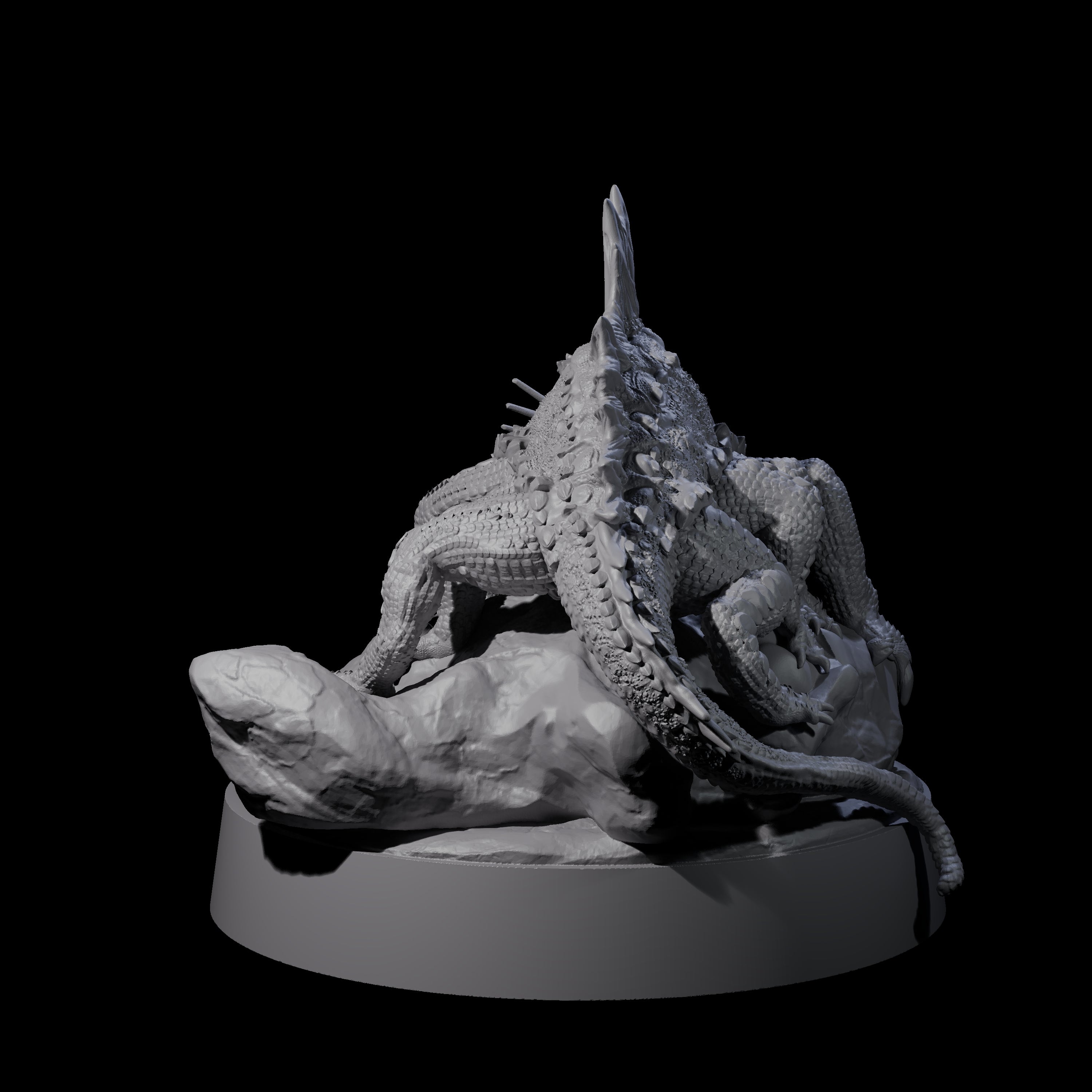 Grasping Basilisk Miniature for Dungeons and Dragons, Pathfinder or other TTRPGs