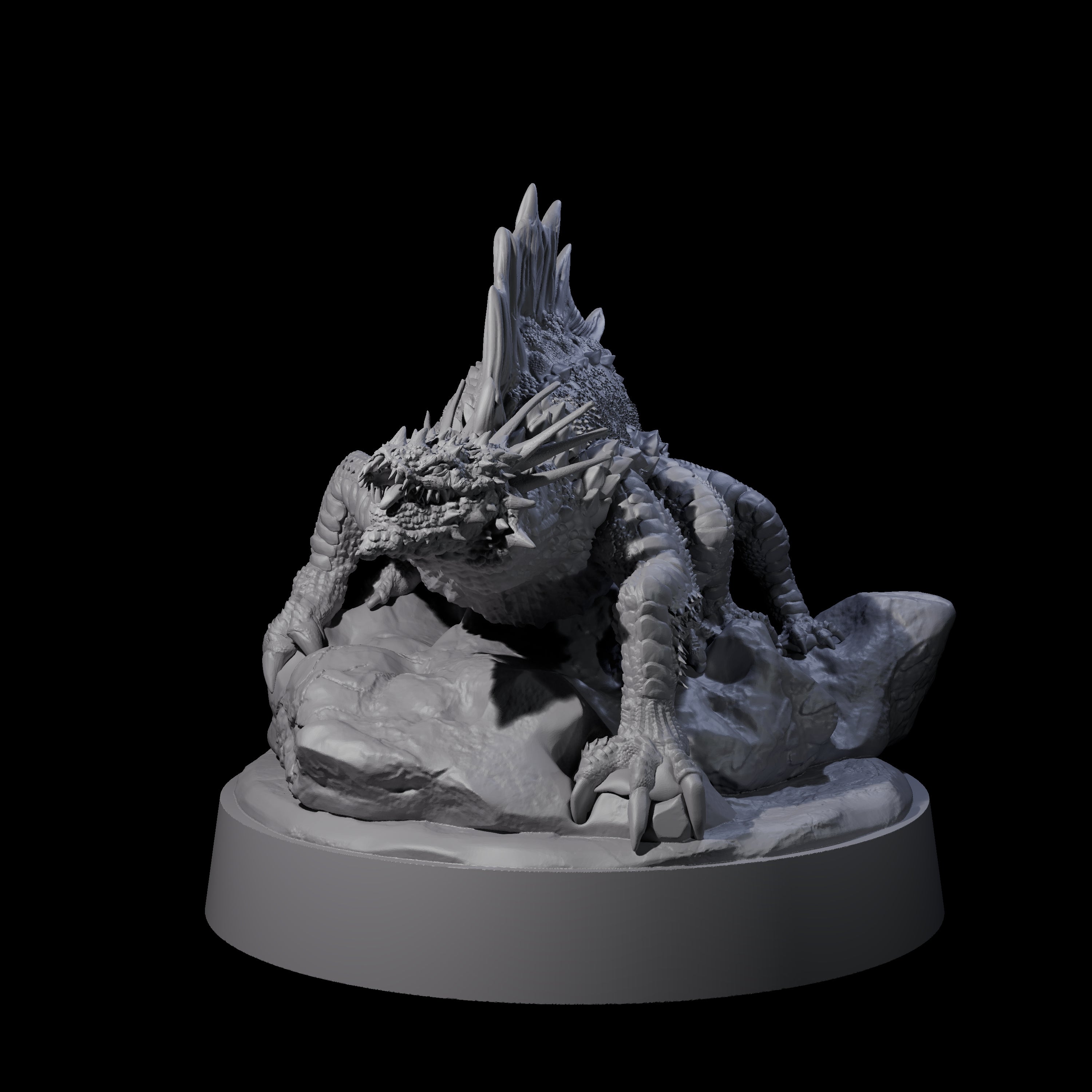 Grasping Basilisk Miniature for Dungeons and Dragons, Pathfinder or other TTRPGs