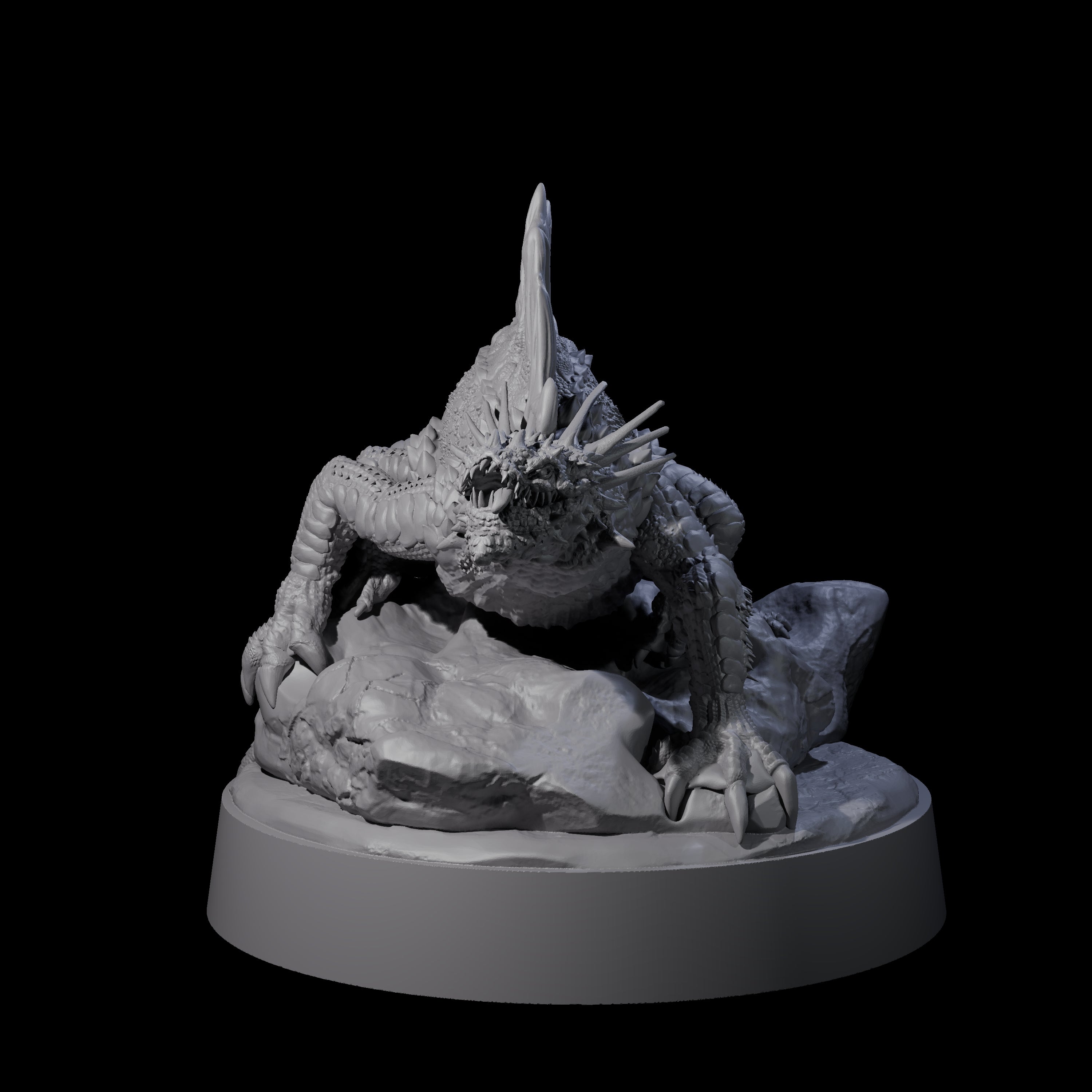 Grasping Basilisk Miniature for Dungeons and Dragons, Pathfinder or other TTRPGs