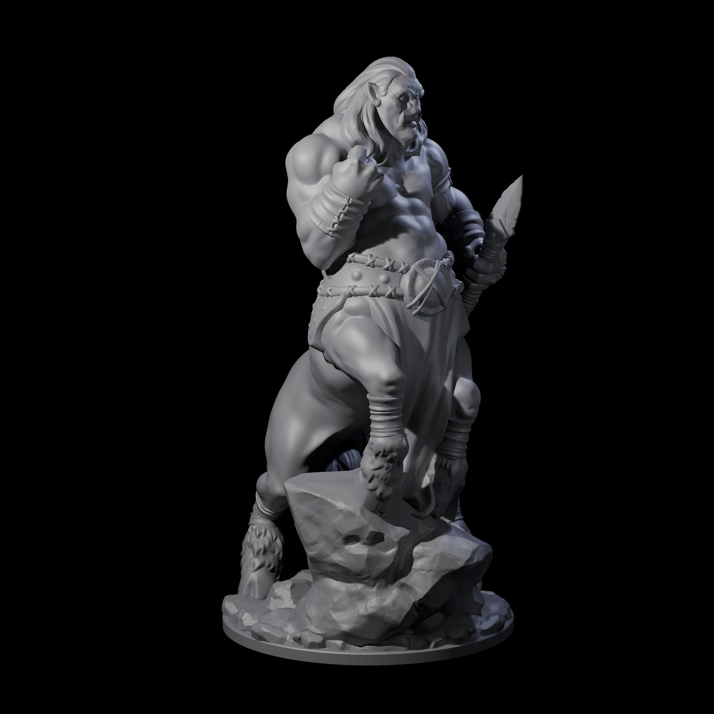 Grasping Centaur Warrior Miniature for Dungeons and Dragons, Pathfinder or other TTRPGs