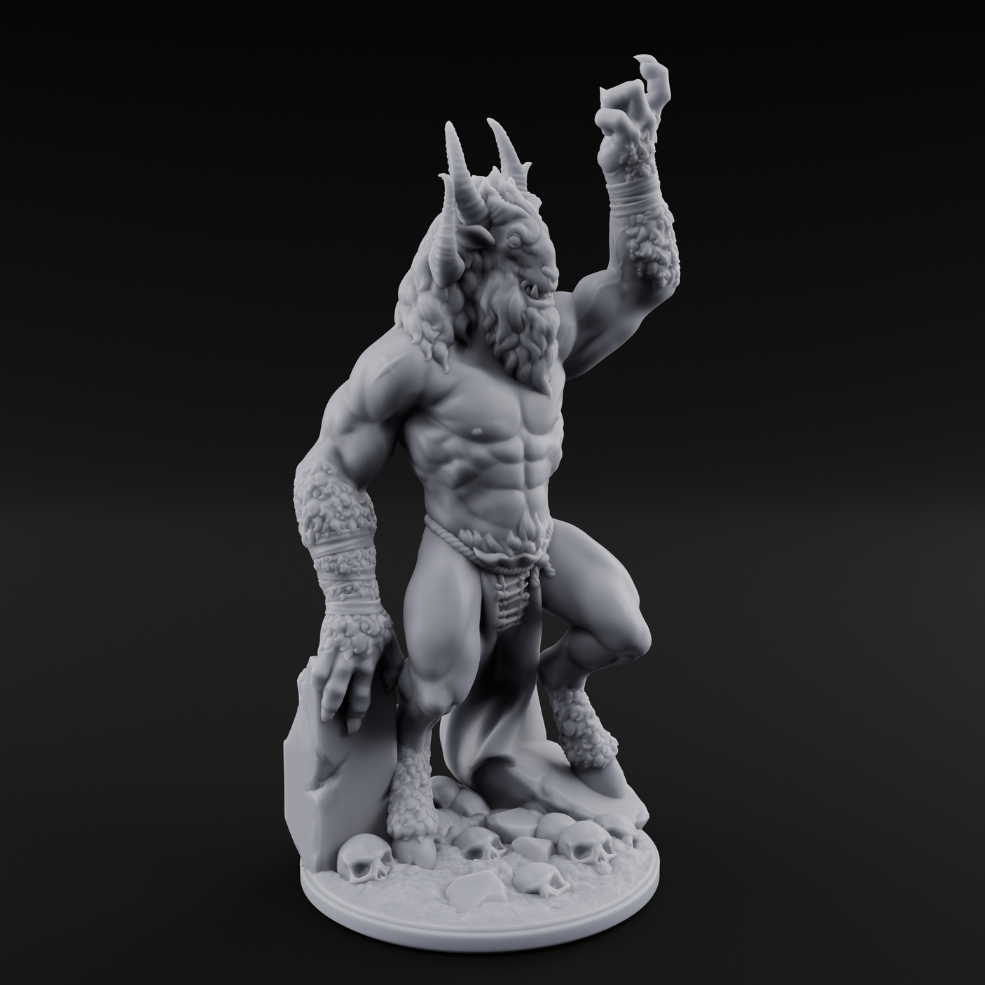 Grasping Demon Lord Miniature for Dungeons and Dragons, Pathfinder or other TTRPGs