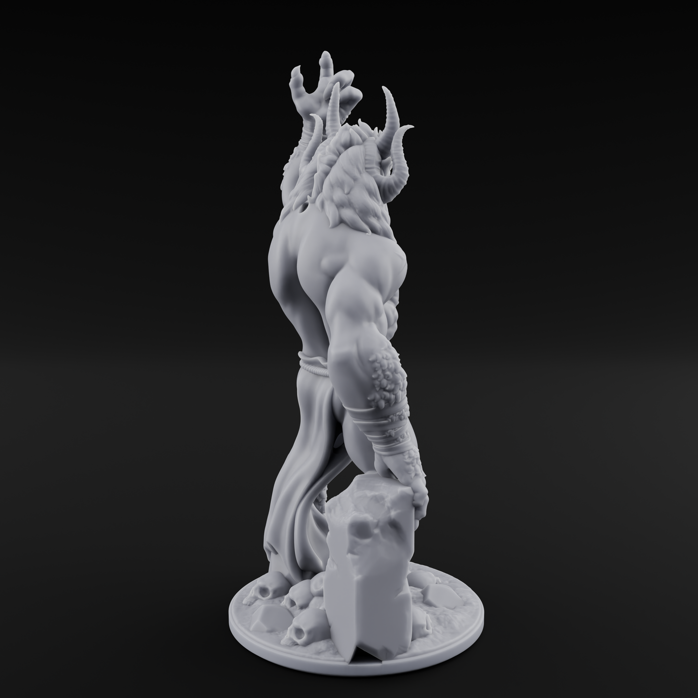 Grasping Demon Lord Miniature for Dungeons and Dragons, Pathfinder or other TTRPGs