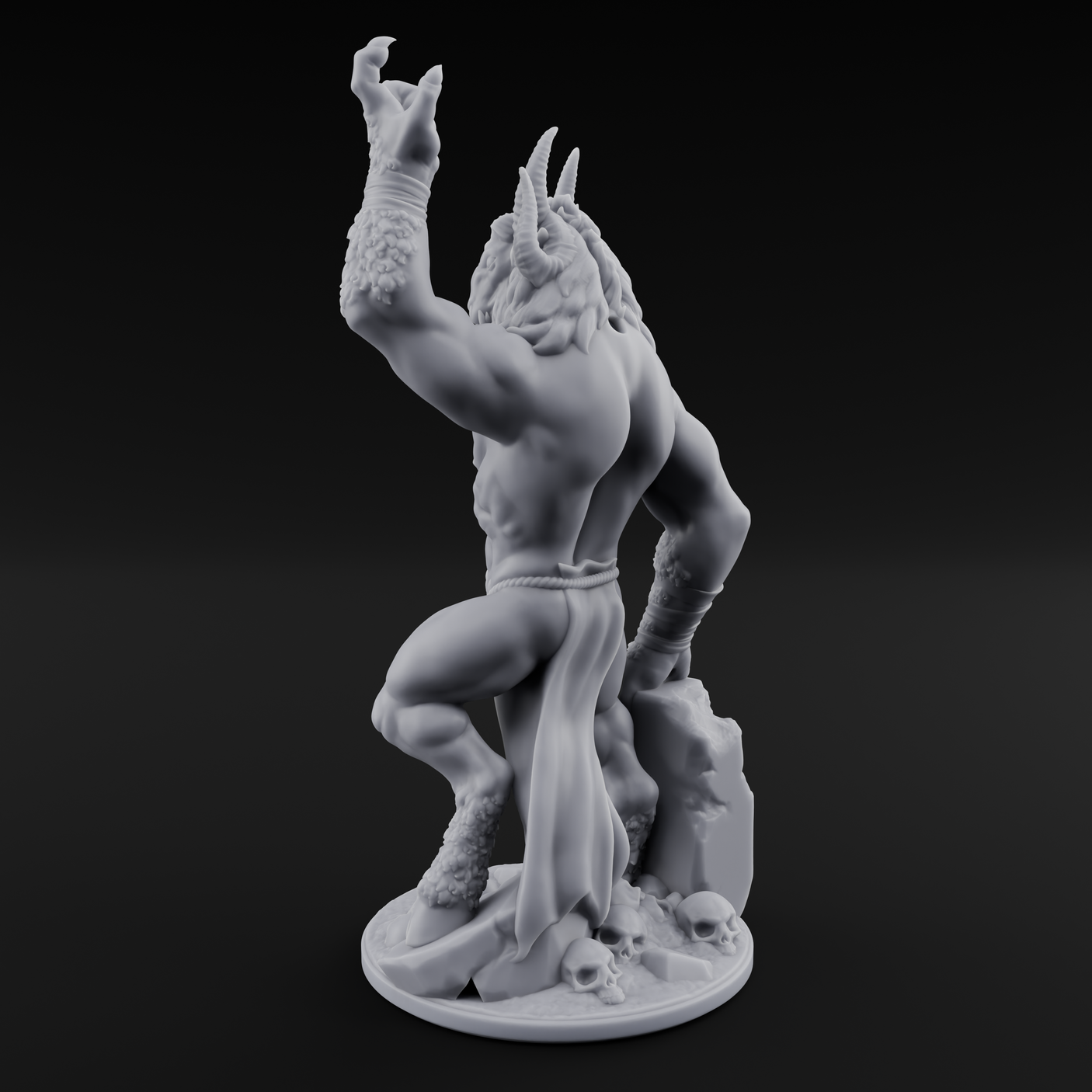 Grasping Demon Lord Miniature for Dungeons and Dragons, Pathfinder or other TTRPGs