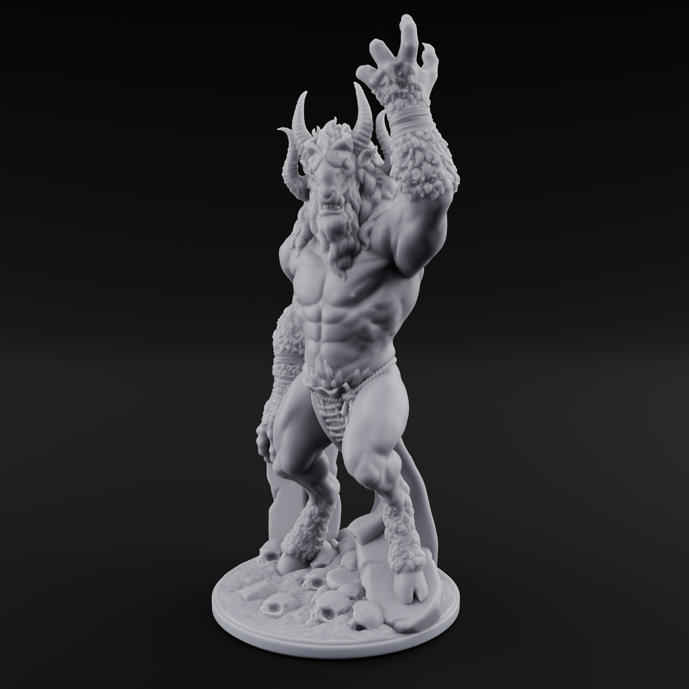 Grasping Demon Lord Miniature for Dungeons and Dragons, Pathfinder or other TTRPGs