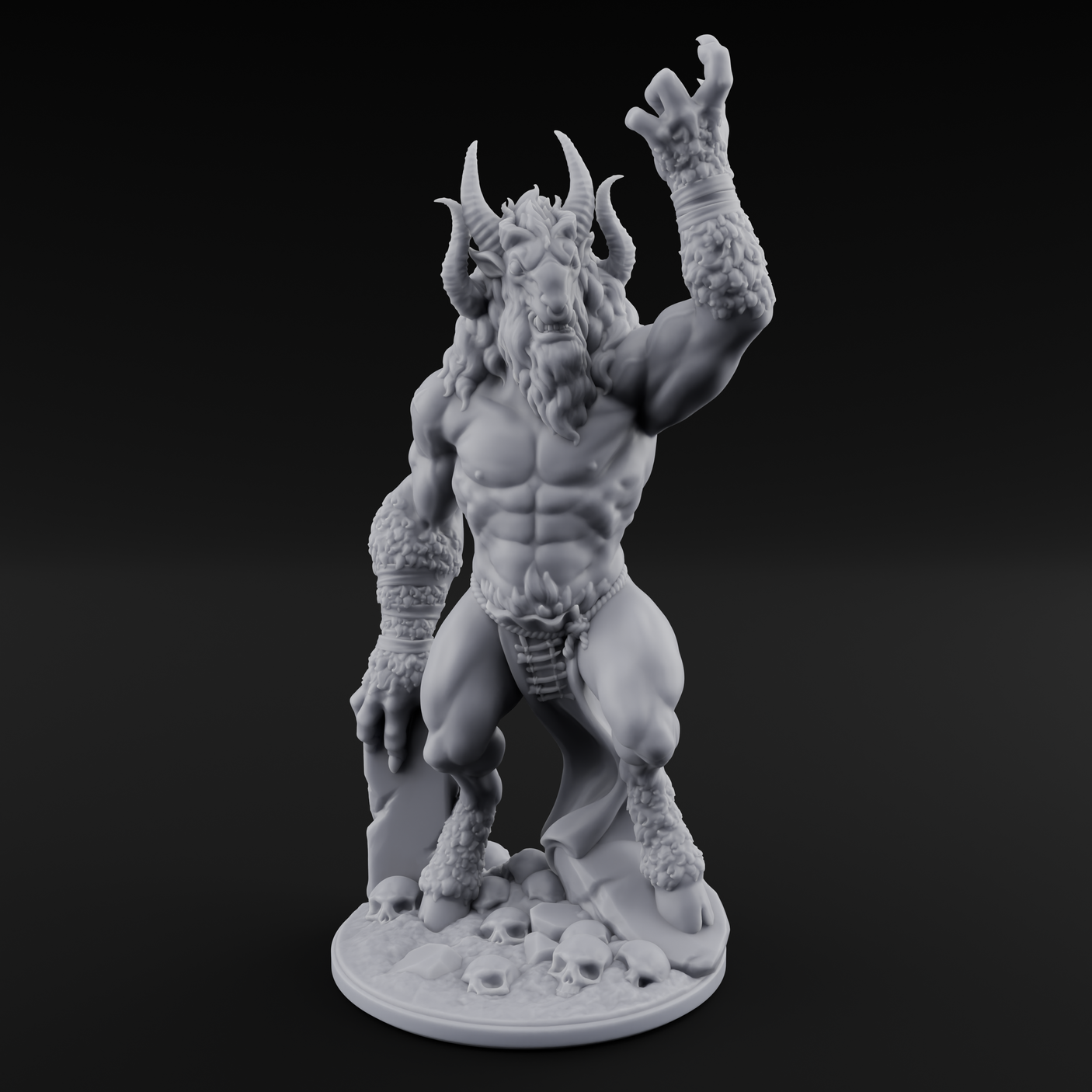 Grasping Demon Lord Miniature for Dungeons and Dragons, Pathfinder or other TTRPGs