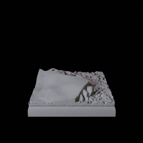 Graveyard Base Pack - 20mm Squares Miniature for Dungeons and Dragons, Pathfinder or other TTRPGs