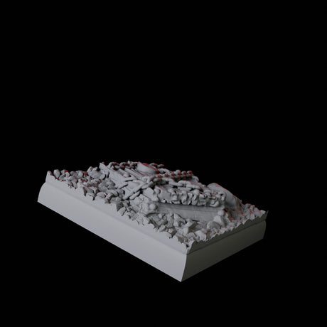Graveyard Base Pack - 20mm Squares Miniature for Dungeons and Dragons, Pathfinder or other TTRPGs