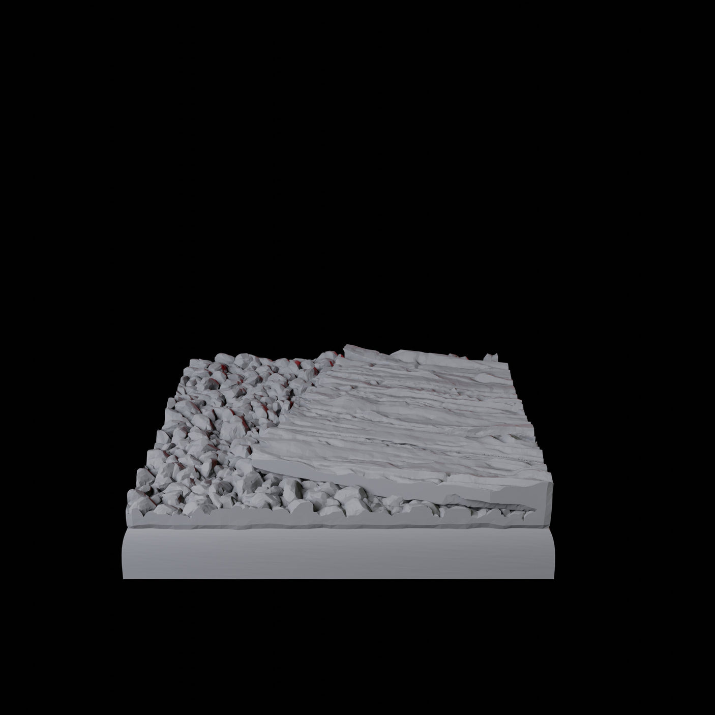 Graveyard Base Pack - 20mm Squares Miniature for Dungeons and Dragons, Pathfinder or other TTRPGs