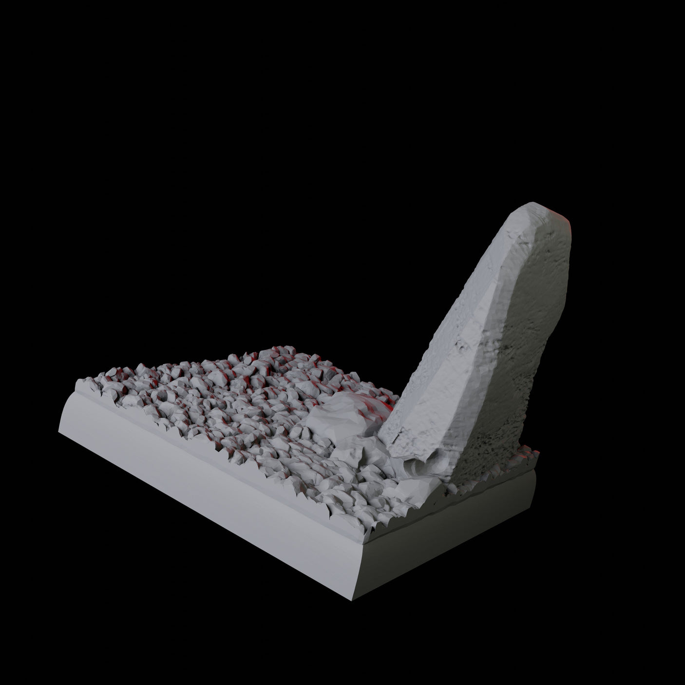 Graveyard Base Pack - 20mm Squares Miniature for Dungeons and Dragons, Pathfinder or other TTRPGs