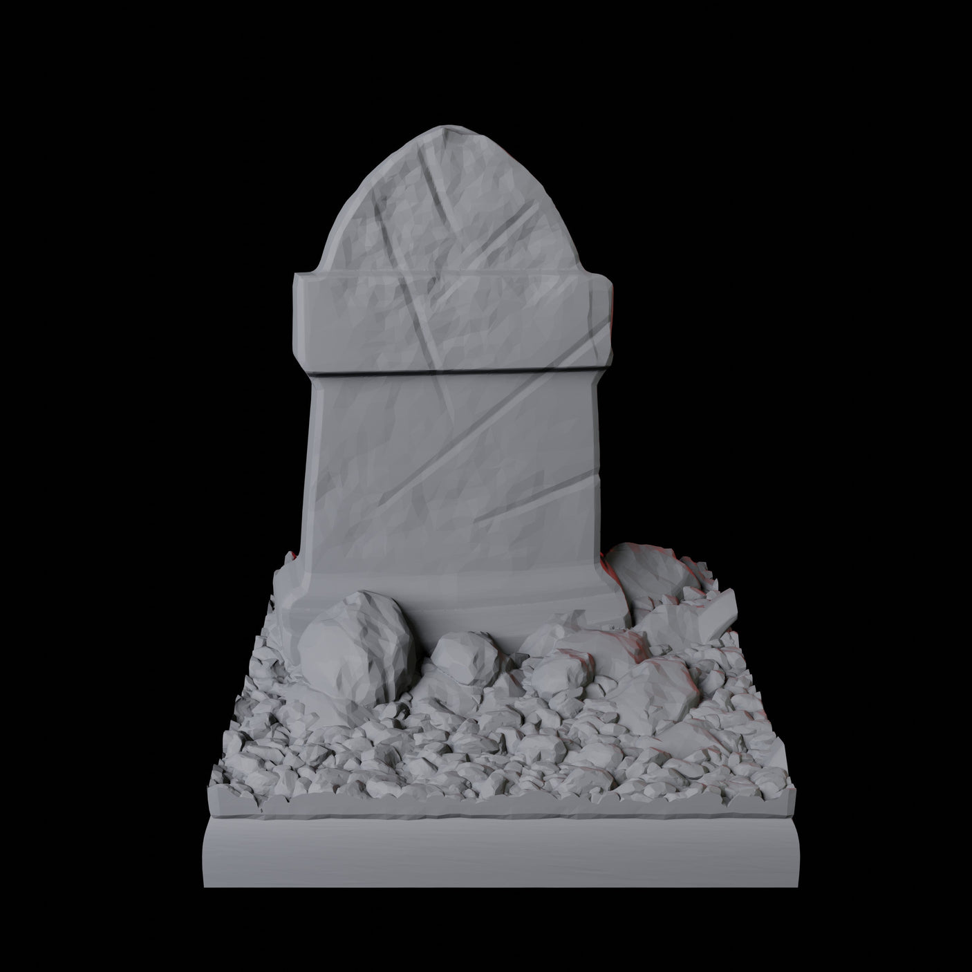 Graveyard Base Pack - 20mm Squares Miniature for Dungeons and Dragons, Pathfinder or other TTRPGs