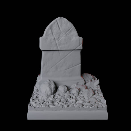 Graveyard Base Pack - 20mm Squares Miniature for Dungeons and Dragons, Pathfinder or other TTRPGs