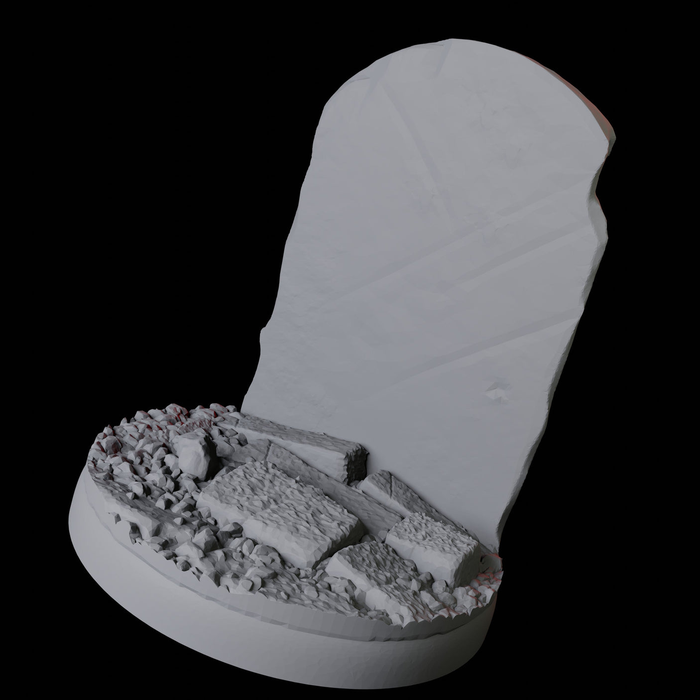 Graveyard Base Pack - 25mm Circles Miniature for Dungeons and Dragons, Pathfinder or other TTRPGs