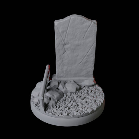 Graveyard Base Pack - 25mm Circles Miniature for Dungeons and Dragons, Pathfinder or other TTRPGs