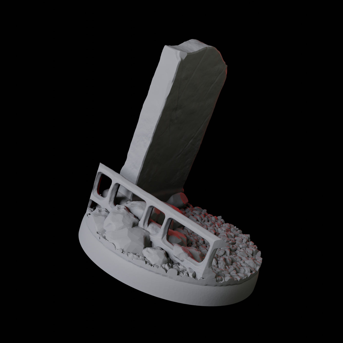 Graveyard Base Pack - 25mm Circles Miniature for Dungeons and Dragons, Pathfinder or other TTRPGs