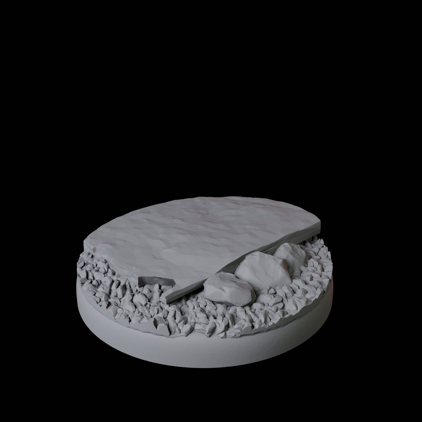Graveyard Base Pack - 25mm Circles Miniature for Dungeons and Dragons, Pathfinder or other TTRPGs
