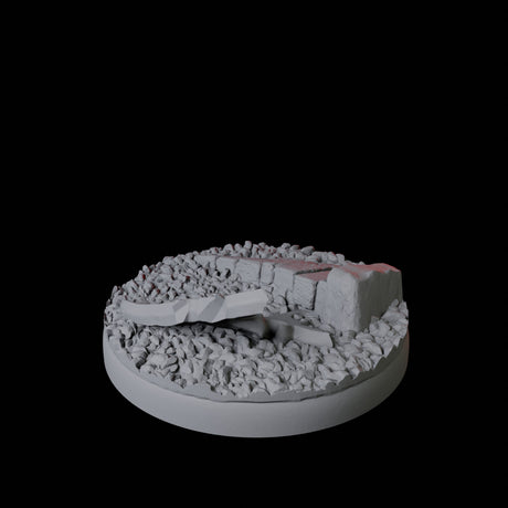 Graveyard Base Pack - 25mm Circles Miniature for Dungeons and Dragons, Pathfinder or other TTRPGs