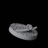 Graveyard Base Pack - 25mm Circles Miniature for Dungeons and Dragons, Pathfinder or other TTRPGs