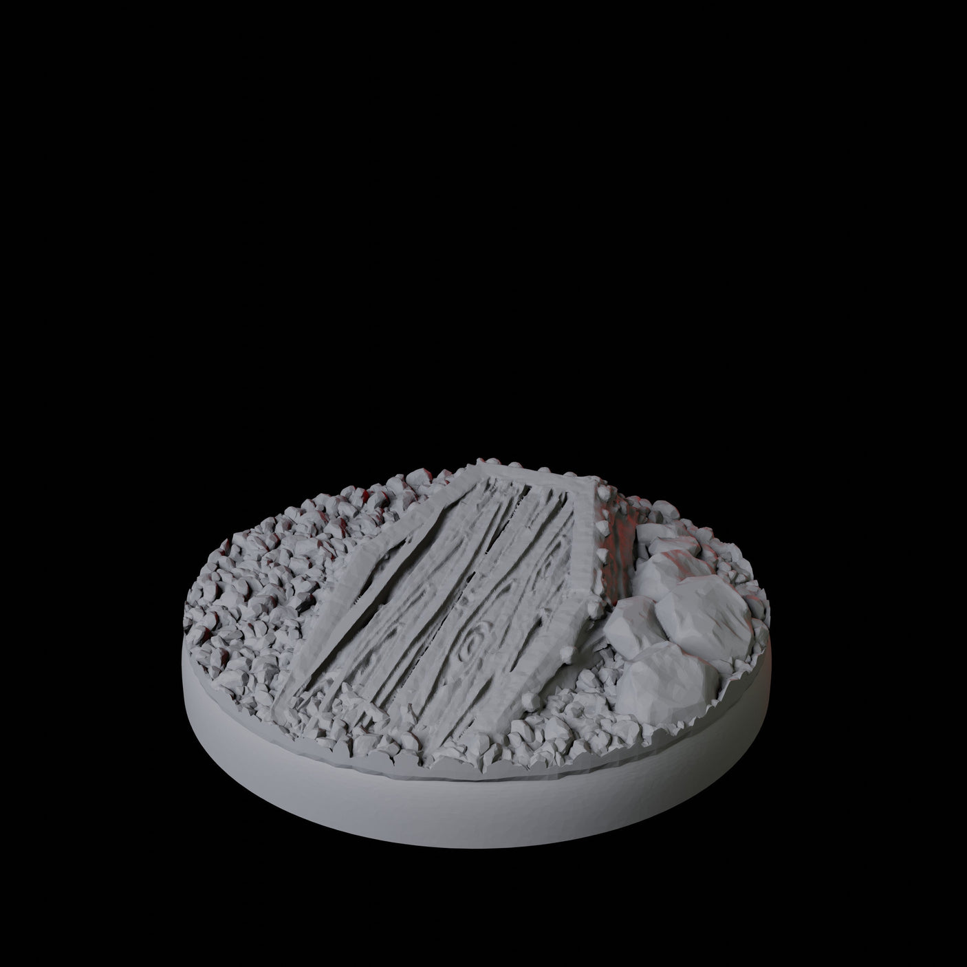 Graveyard Base Pack - 25mm Circles Miniature for Dungeons and Dragons, Pathfinder or other TTRPGs