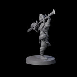 Great Hair Halfling Monk Miniature for Dungeons and Dragons, Pathfinder or other TTRPGs