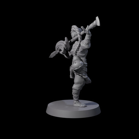 Great Hair Halfling Monk Miniature for Dungeons and Dragons, Pathfinder or other TTRPGs