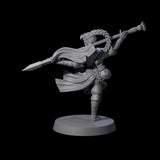 Great Hair Halfling Monk Miniature for Dungeons and Dragons, Pathfinder or other TTRPGs