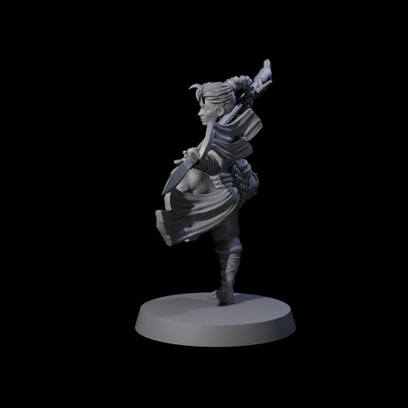 Great Hair Halfling Monk Miniature for Dungeons and Dragons, Pathfinder or other TTRPGs