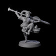 Great Hair Halfling Monk Miniature for Dungeons and Dragons, Pathfinder or other TTRPGs
