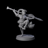 Great Hair Halfling Monk Miniature for Dungeons and Dragons, Pathfinder or other TTRPGs